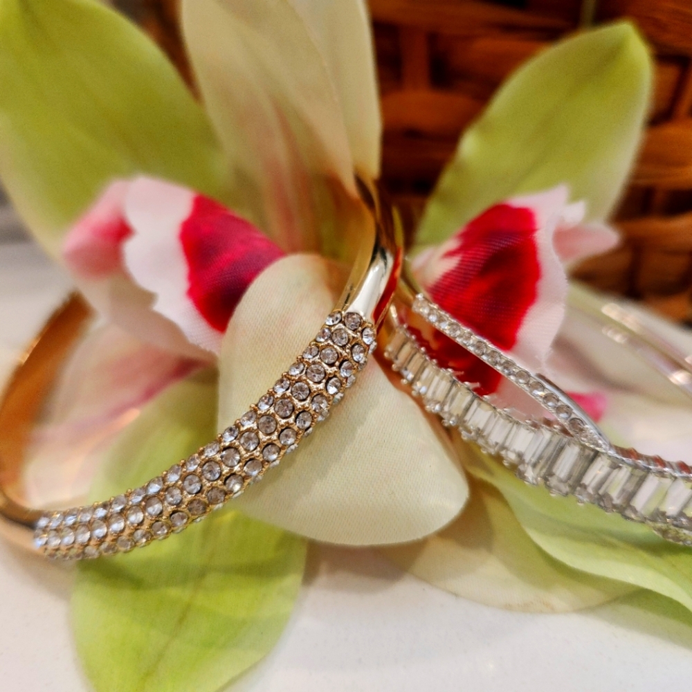 2 Bracelet Bundle! Such A Steal! One Gold Tone Abd One Silver Tone.